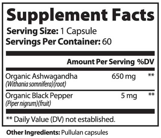 Organic Ashwagandha