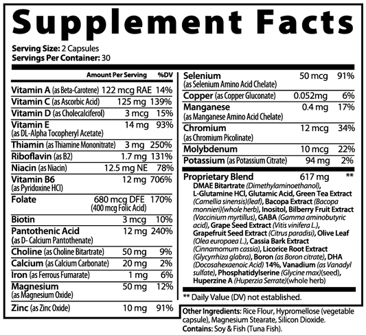 Mentis | Brain Focus & Memory Supplement